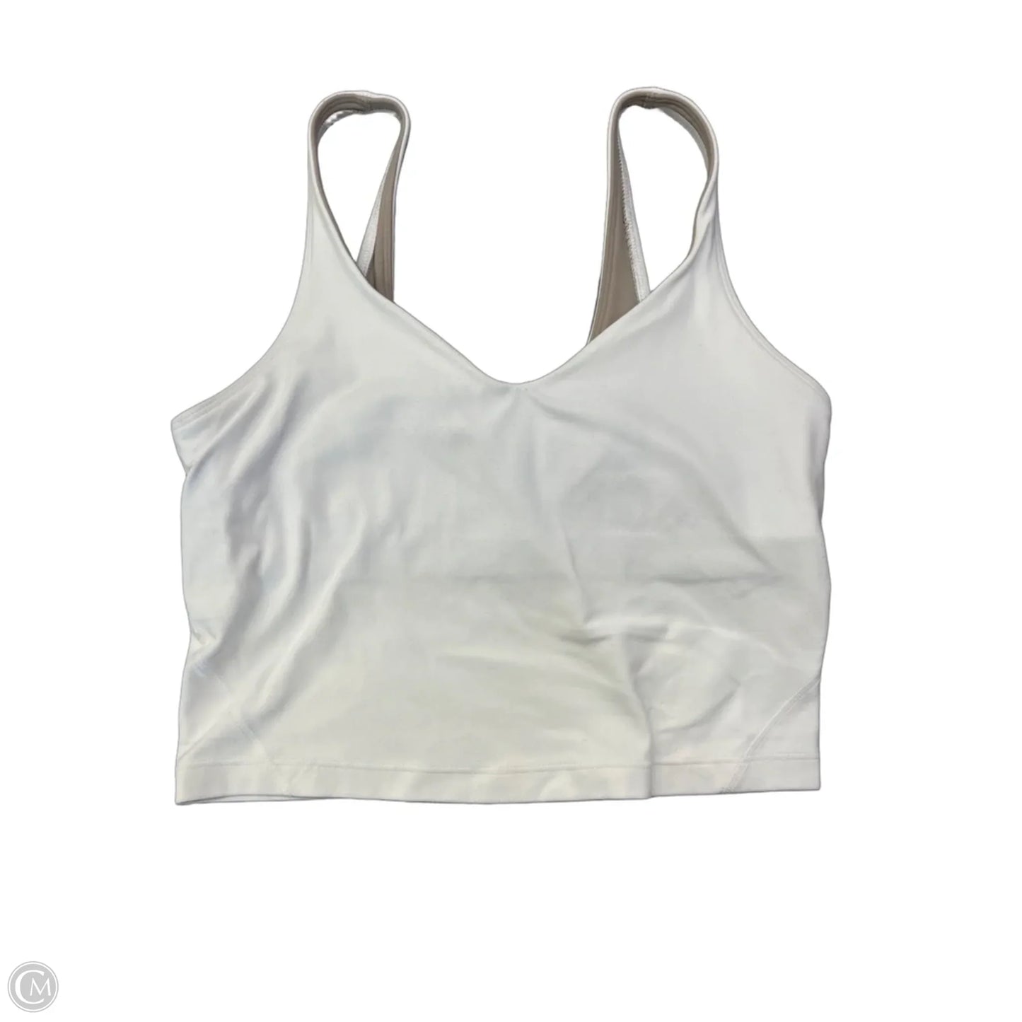 Athletic Bra By Lululemon In White, Size: S
