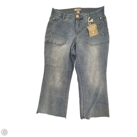 Jeans Cropped By Democracy In Blue Denim, Size: 16