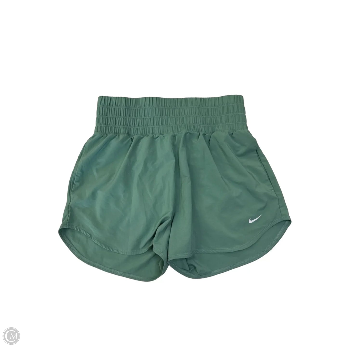 Athletic Shorts By Nike Apparel In Green, Size: L