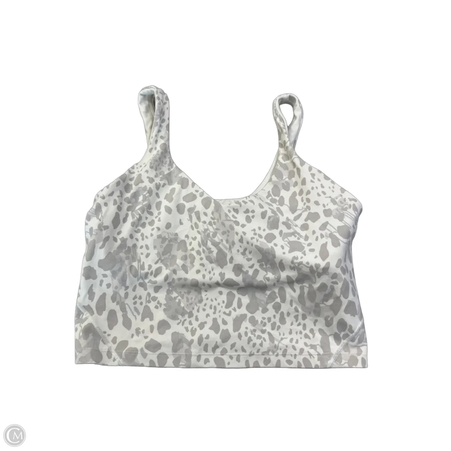 Athletic Tank Top By Lululemon In White, Size: M