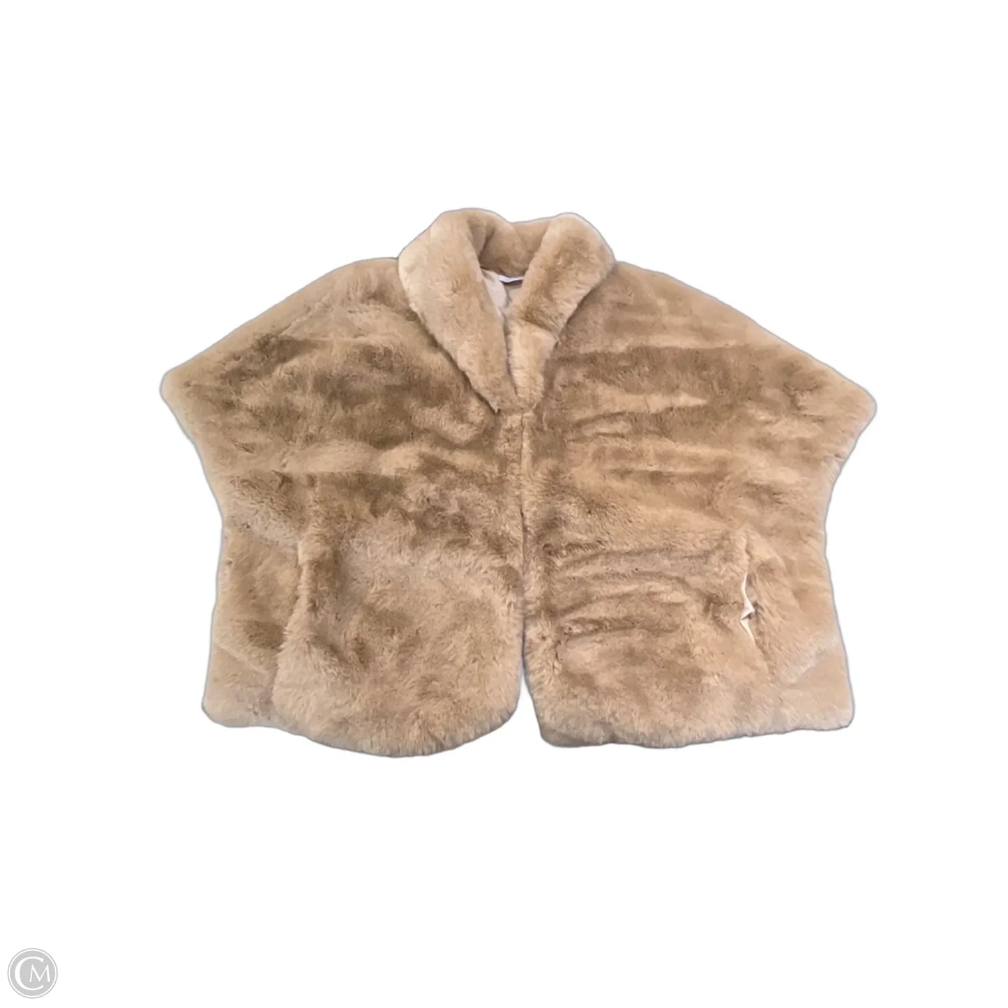 Jacket Faux Fur & Sherpa By Clothes Mentor In Brown, Size: Osfm