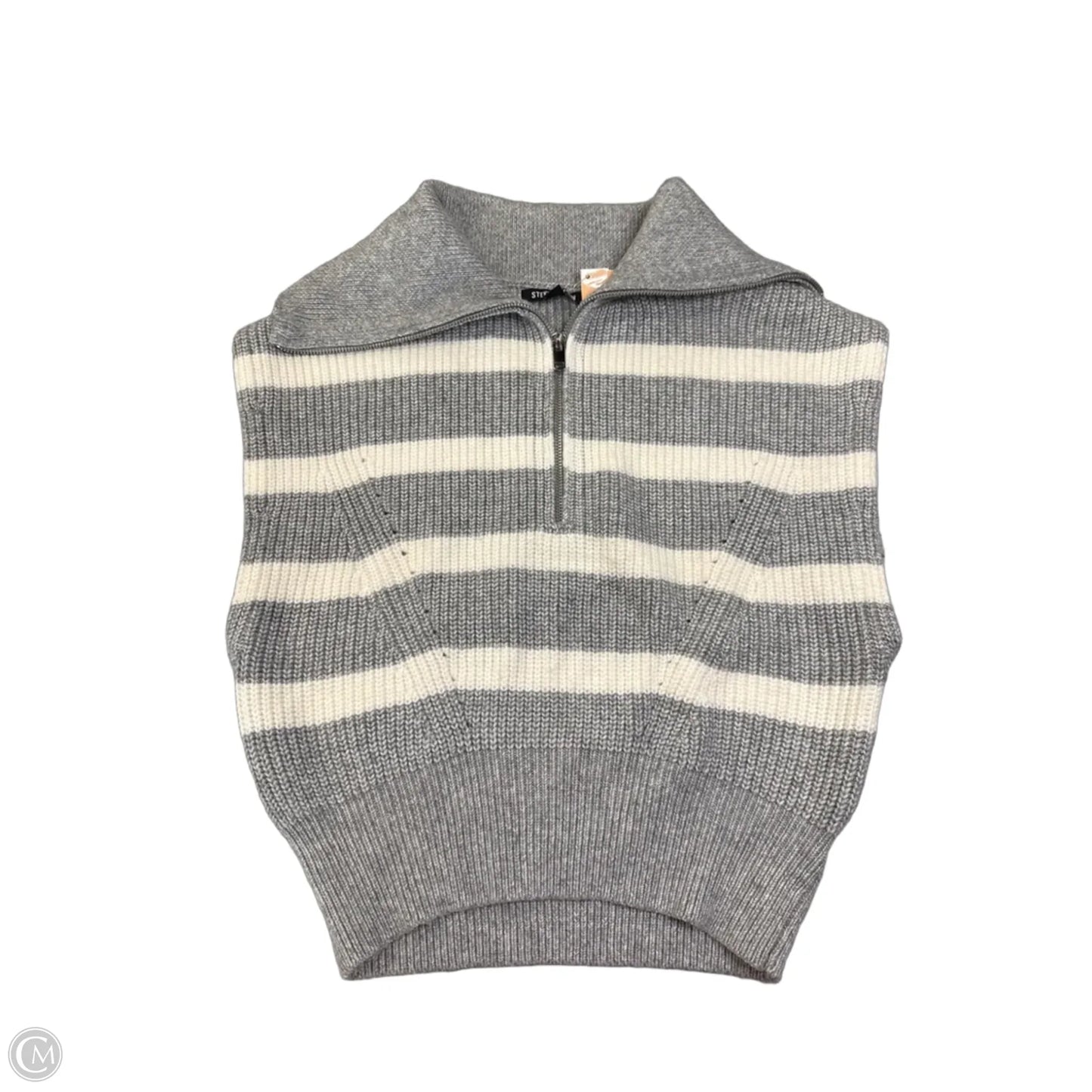 Vest Sweater By Steve Madden In Grey, Size: Xs