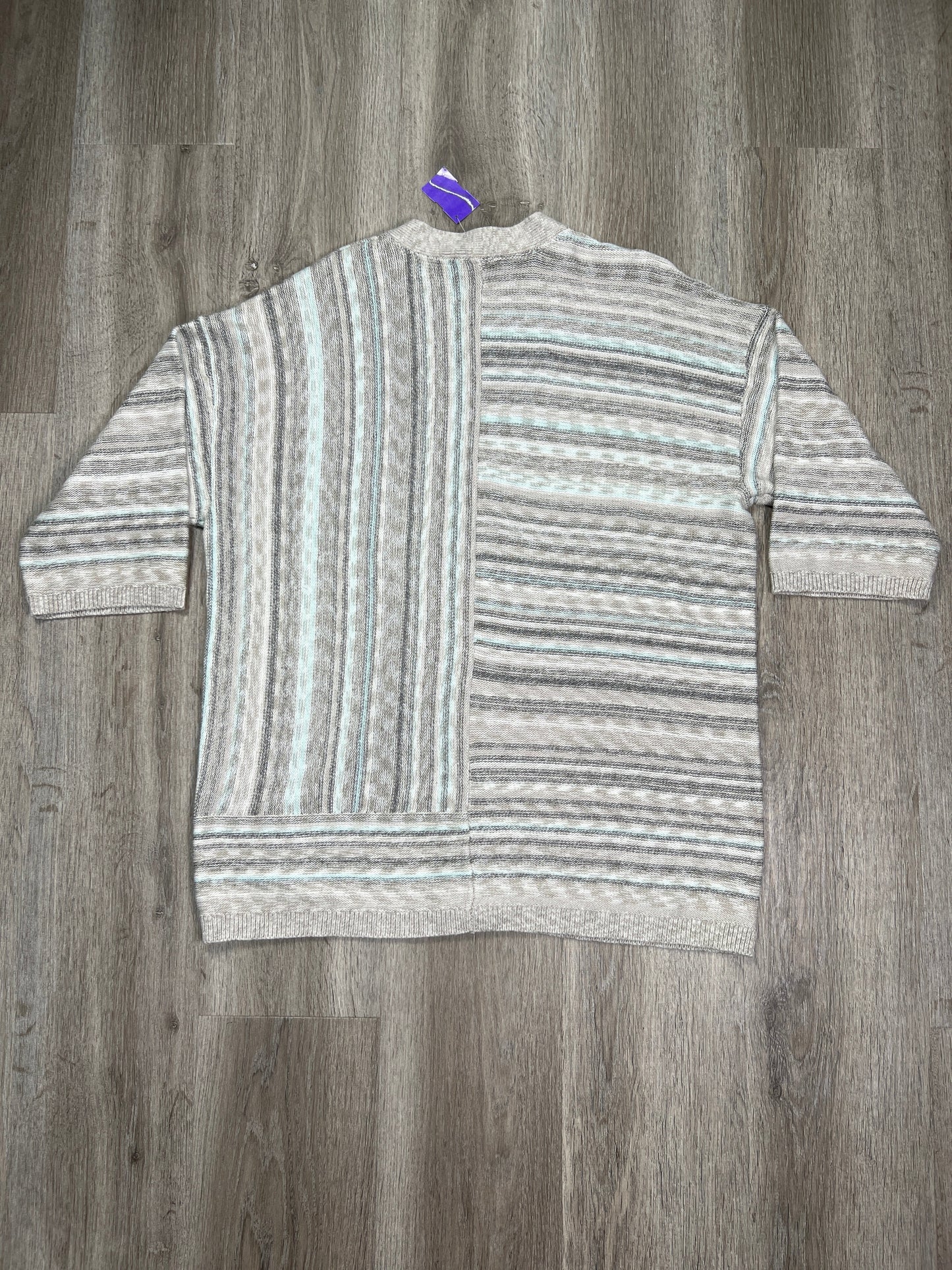 Striped Pattern Sweater Cardigan Pure Jill, Size S