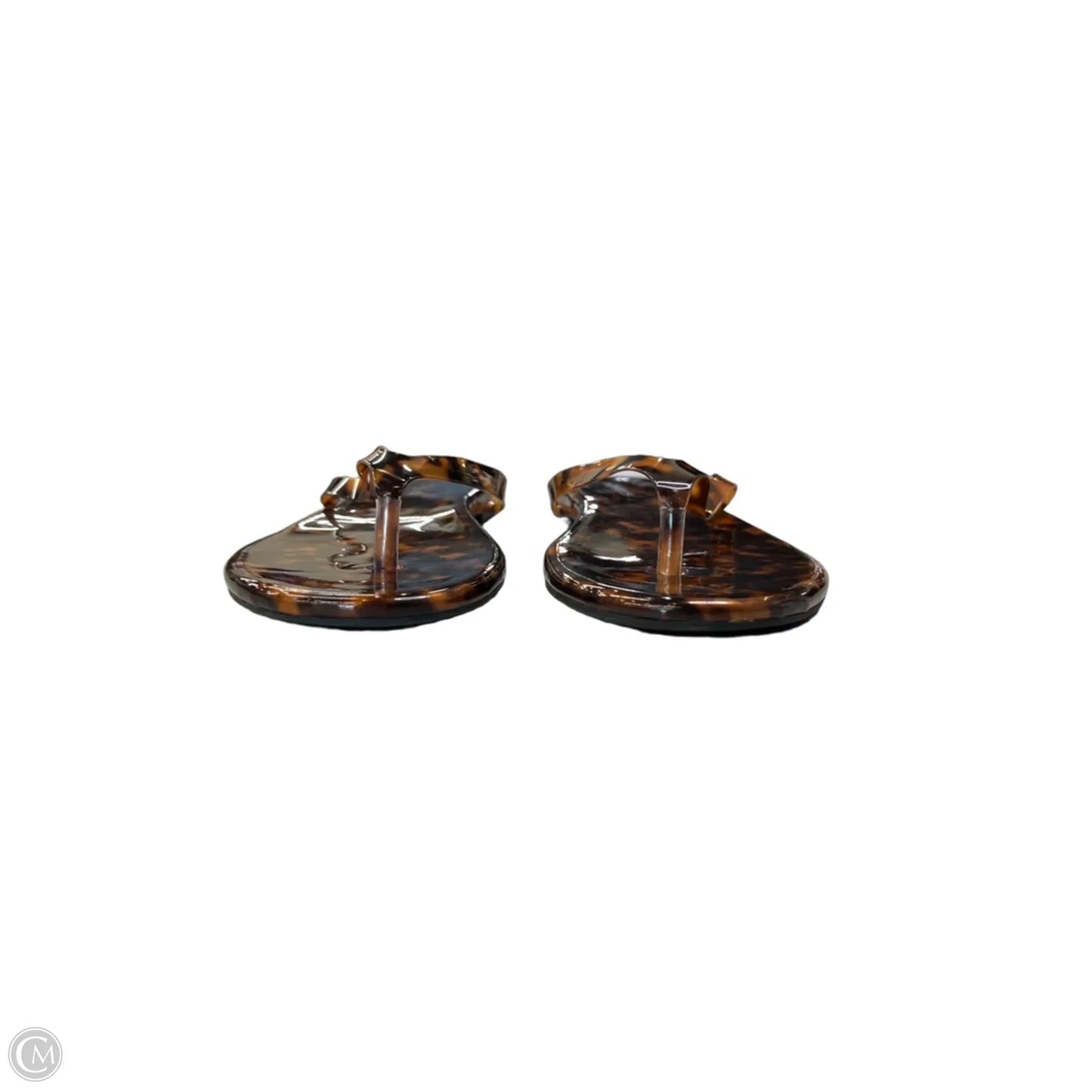 Sandals Flip Flops By Jeffrey Campbell In Tortoise Shell Print, Size: 7.5
