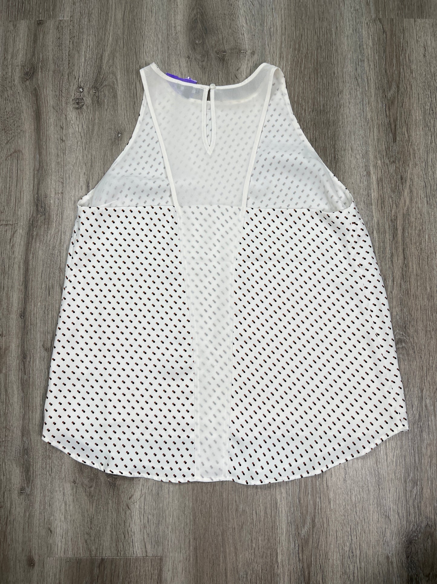 White Top Sleeveless Express, Size L