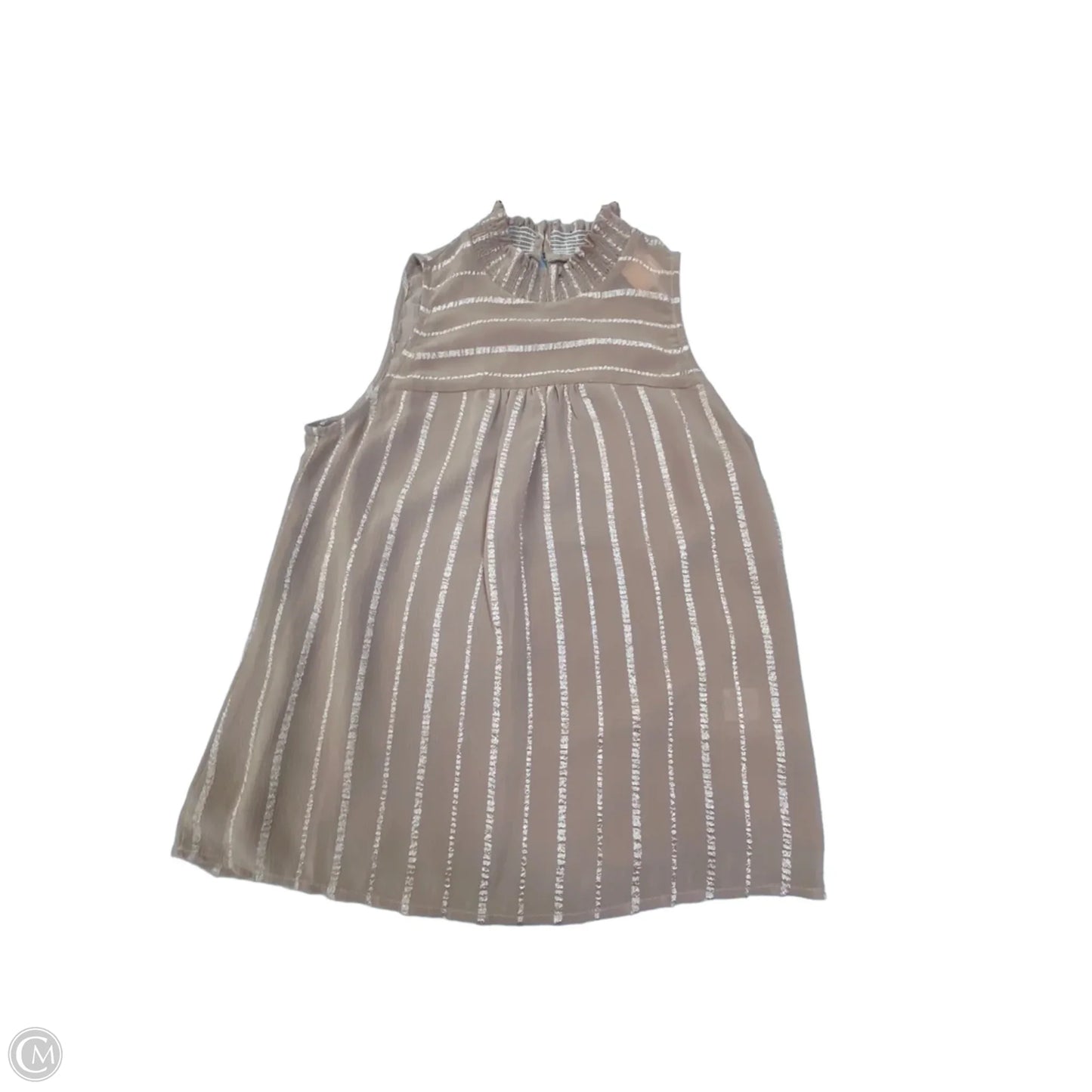Blouse Sleeveless By Bohme In Brown, Size: S