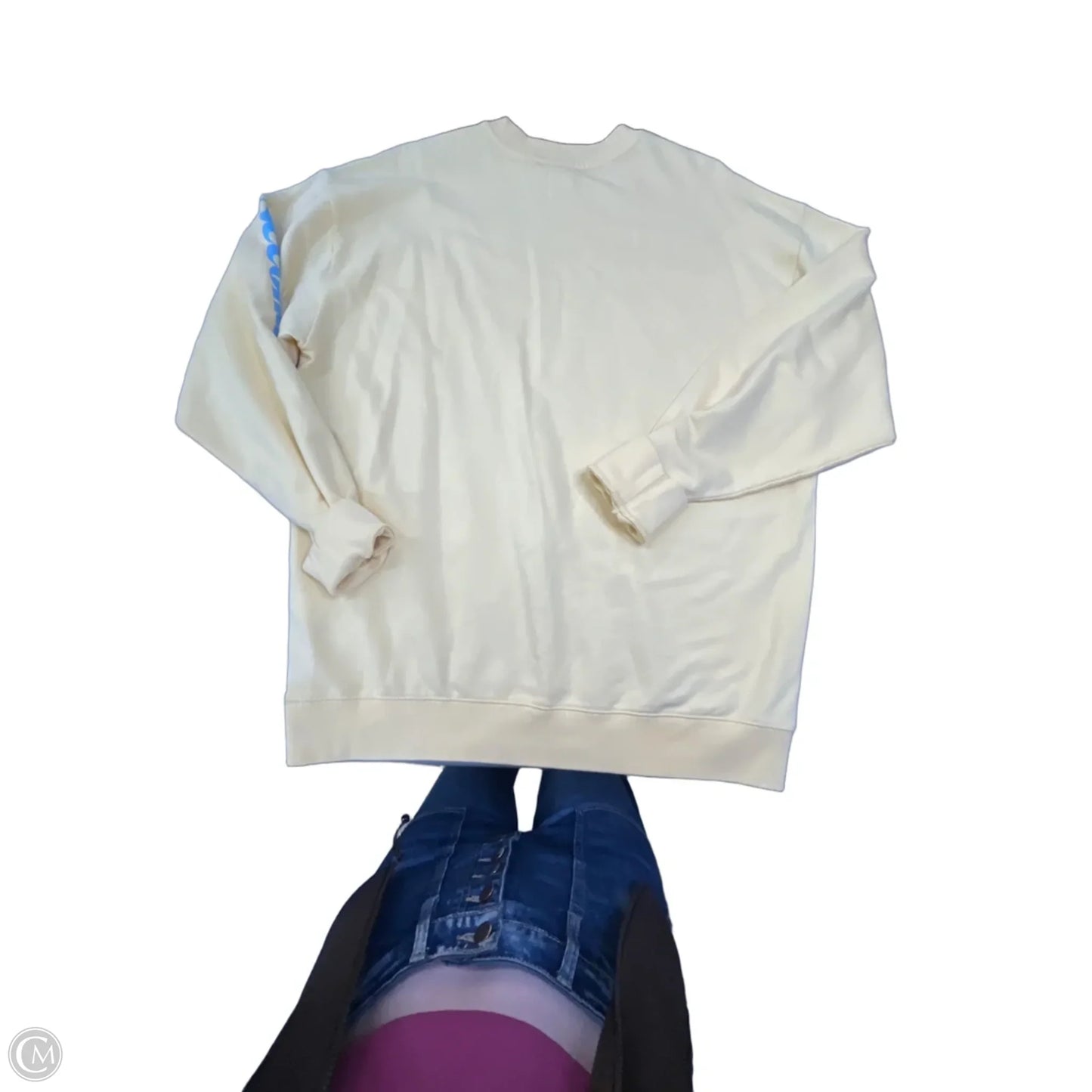 Sweatshirt Crewneck By Levis In Yellow, Size: M