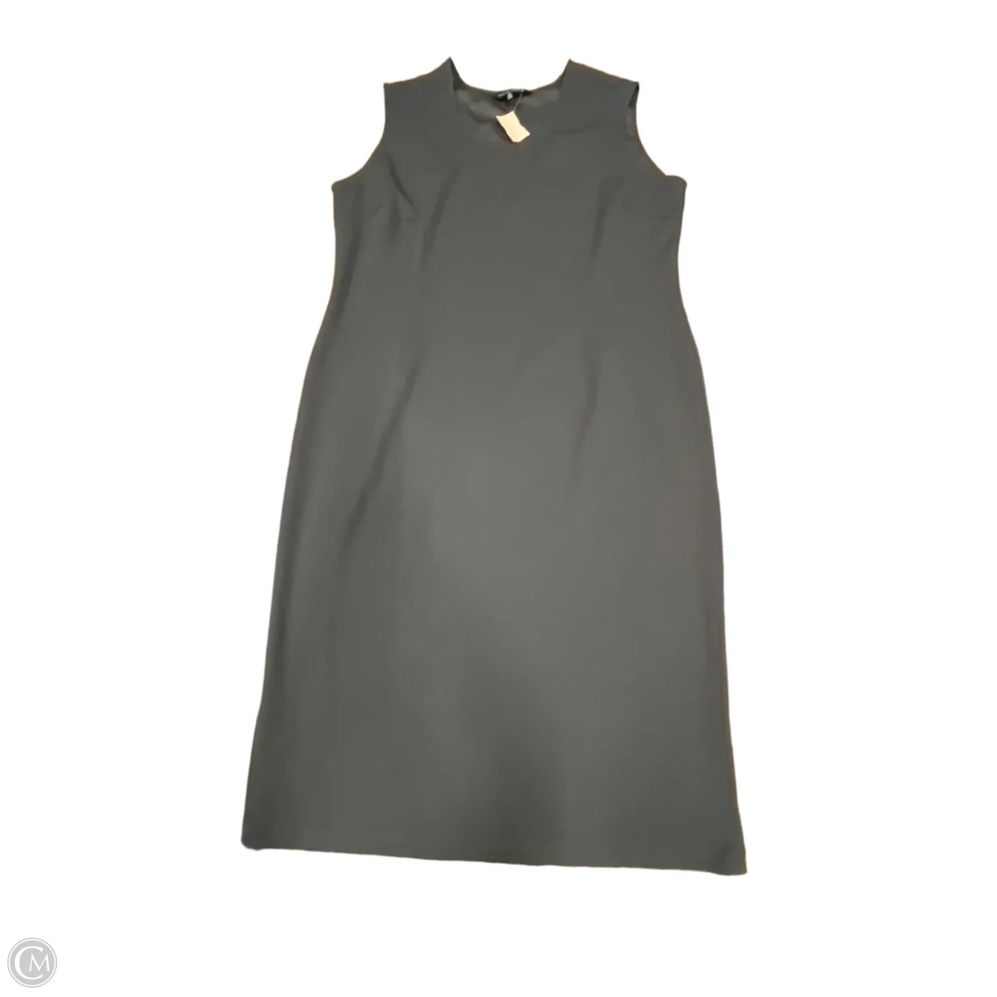 Dress Casual Midi By Ming Wang In Brown, Size: Xl
