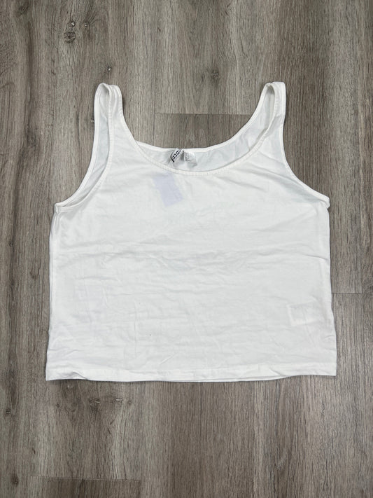 White Tank Top Divided, Size Xl