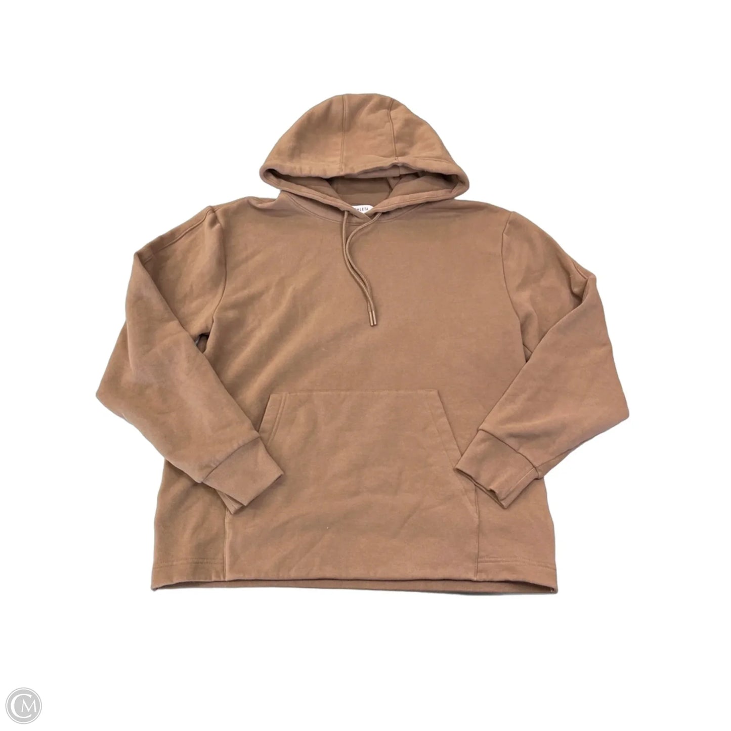 Sweatshirt Hoodie By Athleta In Brown, Size: M