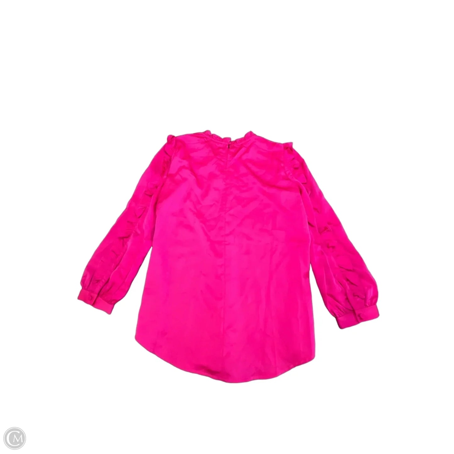 Blouse Long Sleeve By J. Crew In Pink, Size: S