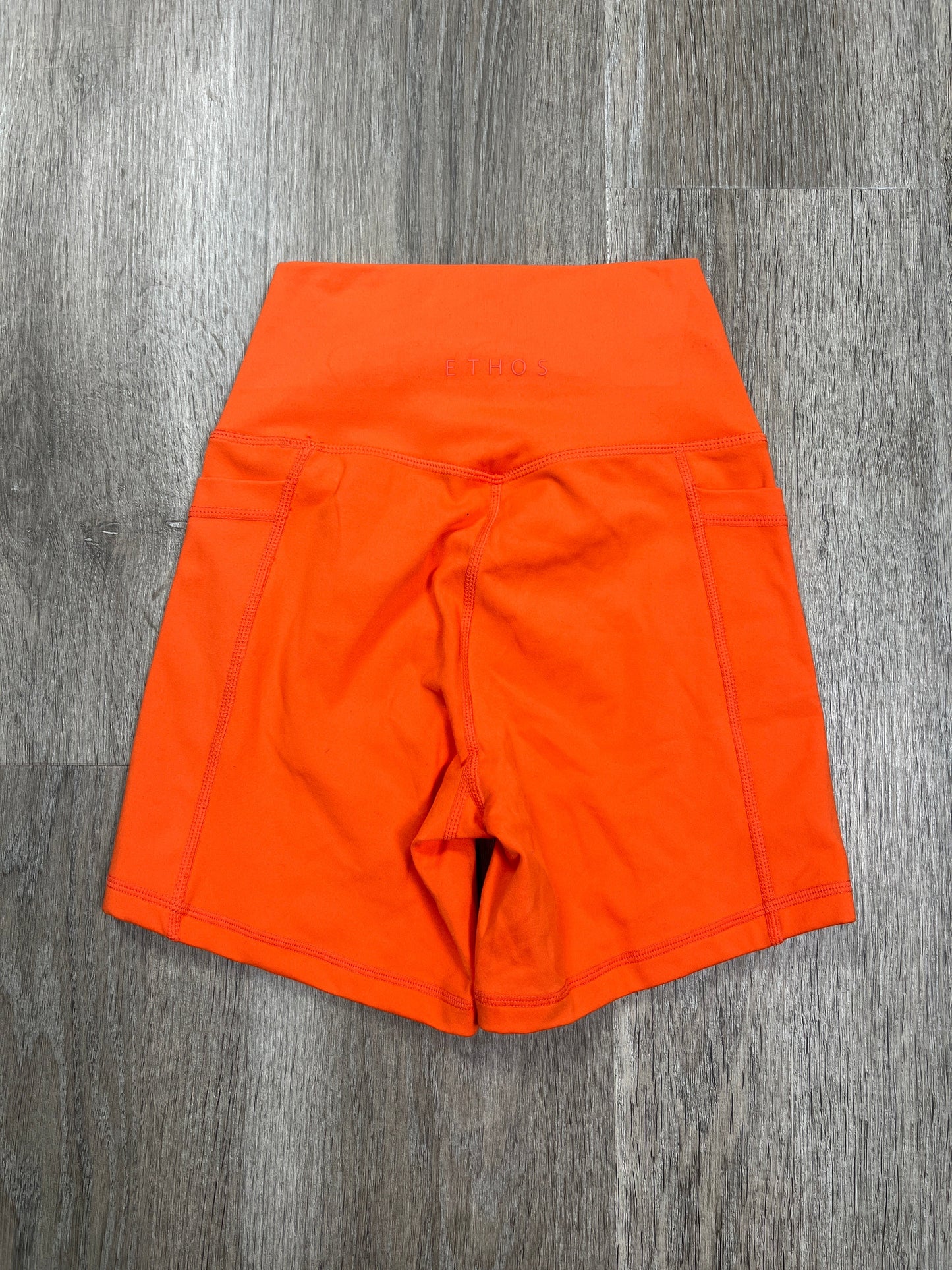 Orange Athletic Shorts Ethos, Size Xxs