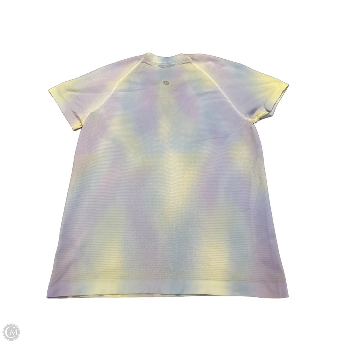 Athletic Top Short Sleeve By Lululemon In Tie Dye Print, Size: Xs