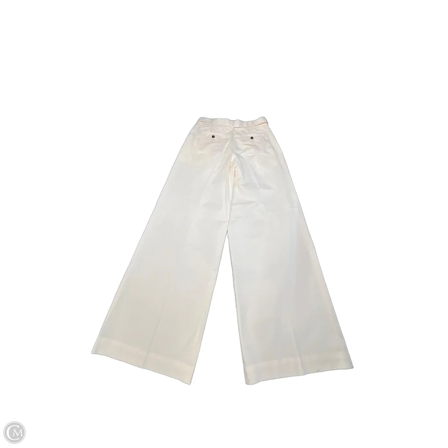 Pants Wide Leg By Everlane In White, Size: Xs