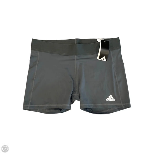 Athletic Shorts By Adidas In Grey, Size: Xl
