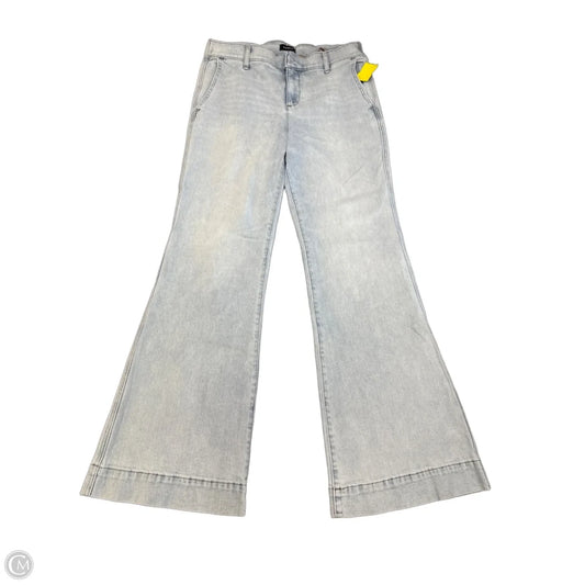 Jeans Flared By Express In Blue Denim, Size: 8p