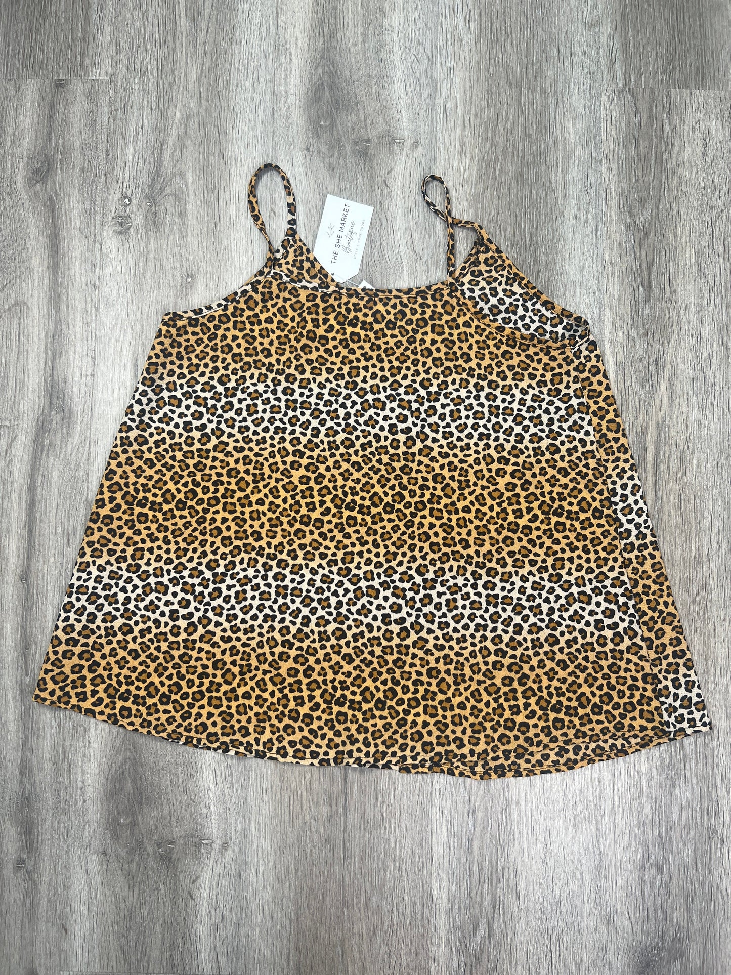 Animal Print Blouse Sleeveless E. Luna, Size S