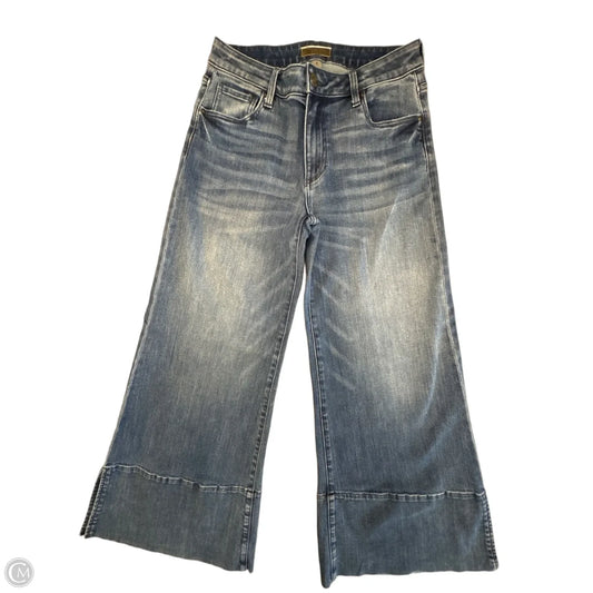 Jeans Wide Leg By Kut In Blue Denim, Size: 4