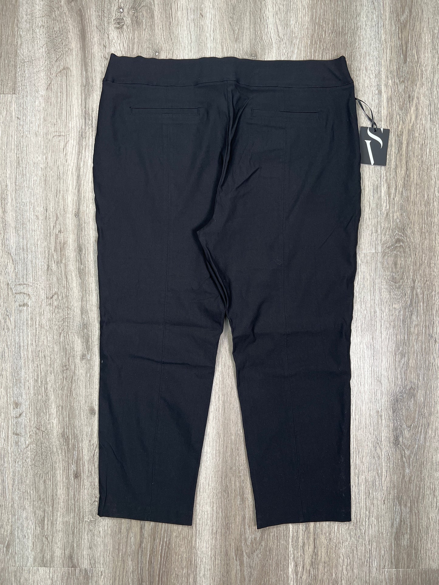 Black Pants Cropped Simply Vera, Size Petite   Xl
