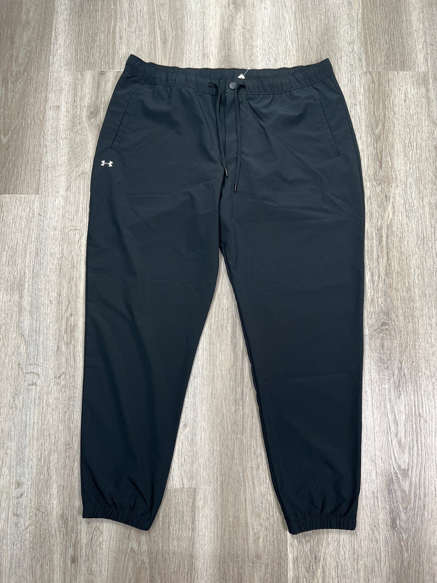 Athletic Pants By Under Armour In Black, Size: Xl