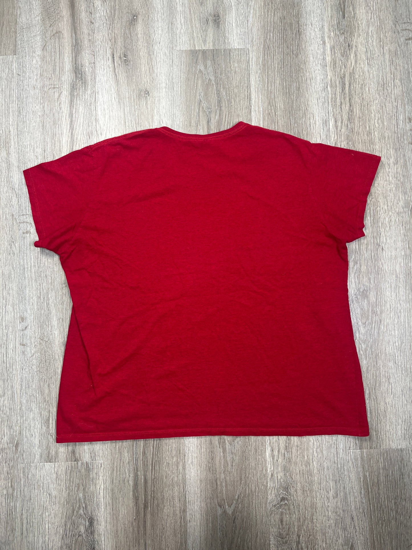 Red Top Short Sleeve Gildan, Size 3x