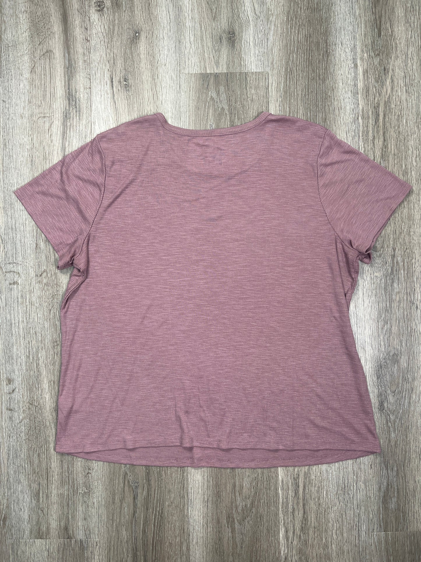 Purple Top Short Sleeve Basic Maurices, Size 3x