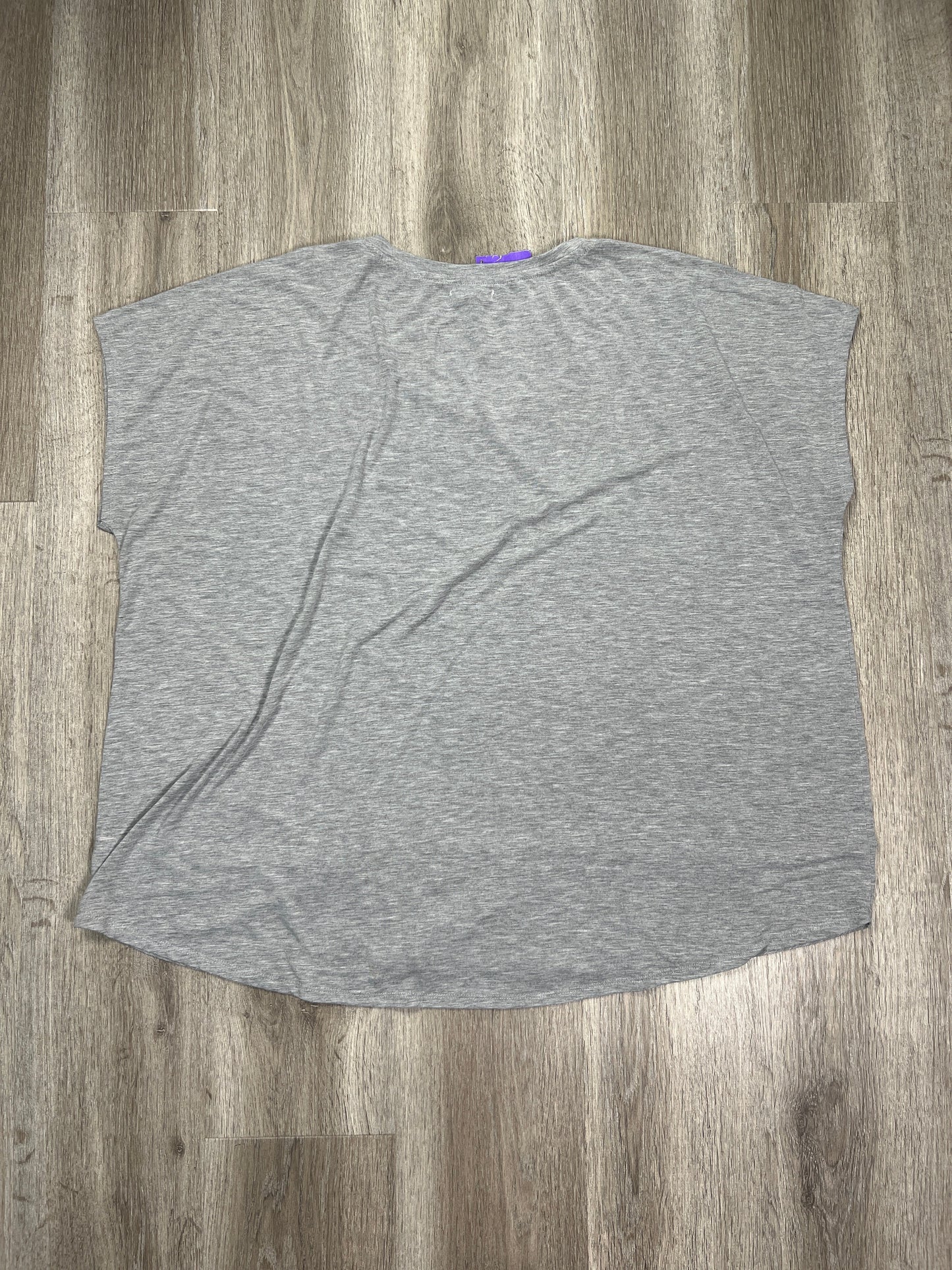 Grey Top Short Sleeve Maurices, Size 3x
