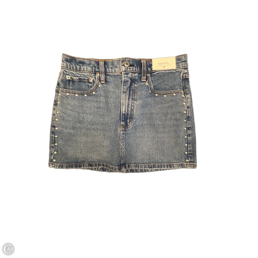 Skirt Mini & Short By Abercrombie And Fitch In Blue Denim, Size: 6