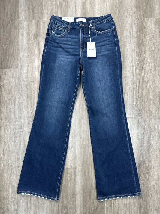 Jeans Flared By Vervet In Blue Denim, Size: 8