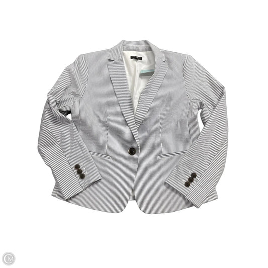 Blazer By Ann Taylor In Striped Pattern, Size: Xsp