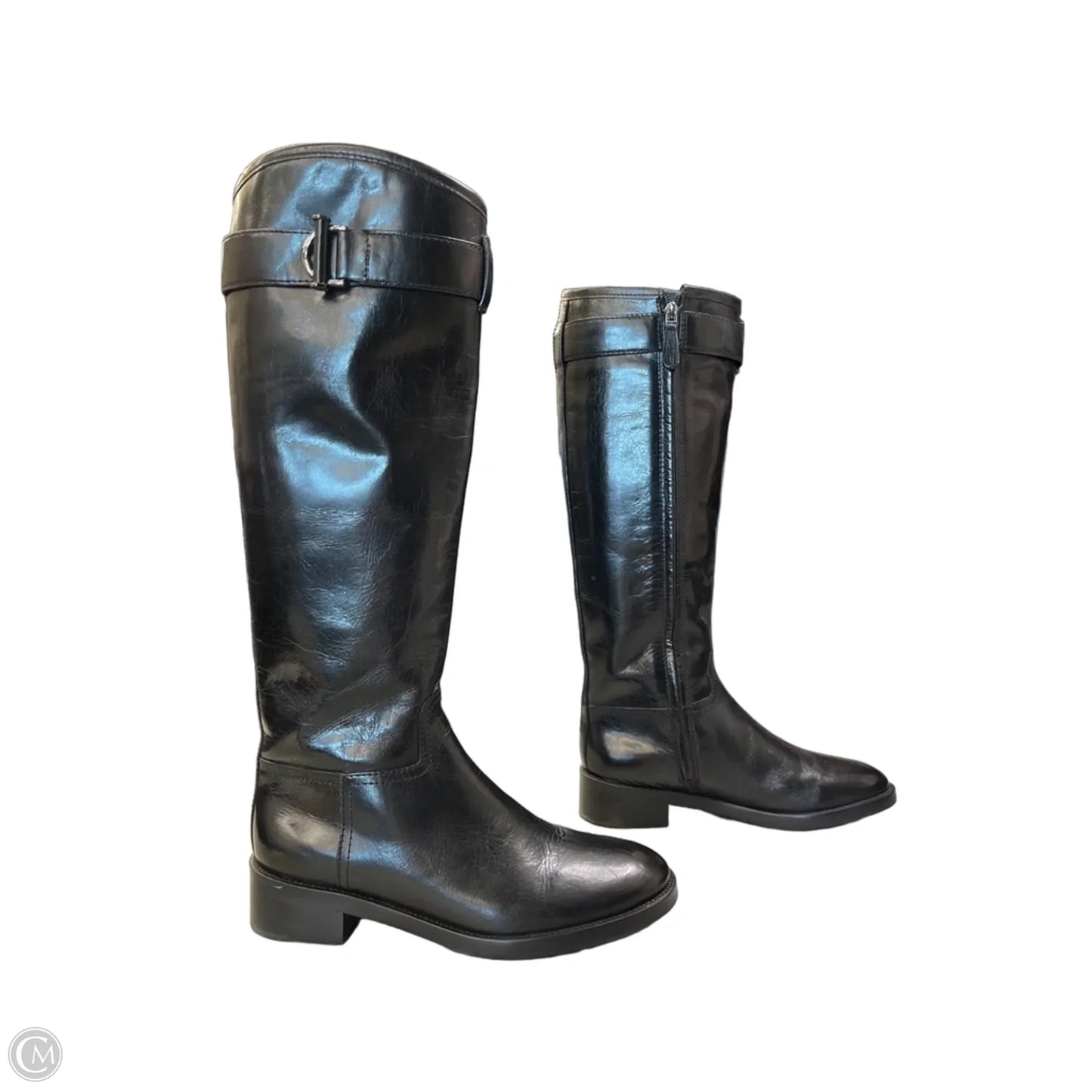 Boots Designer By Tory Burch In Black, Size: 7