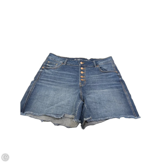Shorts By Maurices In Blue Denim, Size: 2x