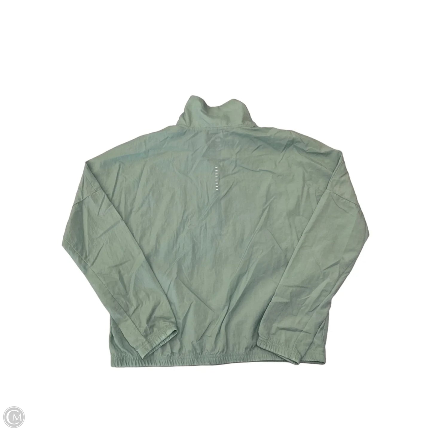Athletic Jacket By Nike Apparel In Green, Size: S