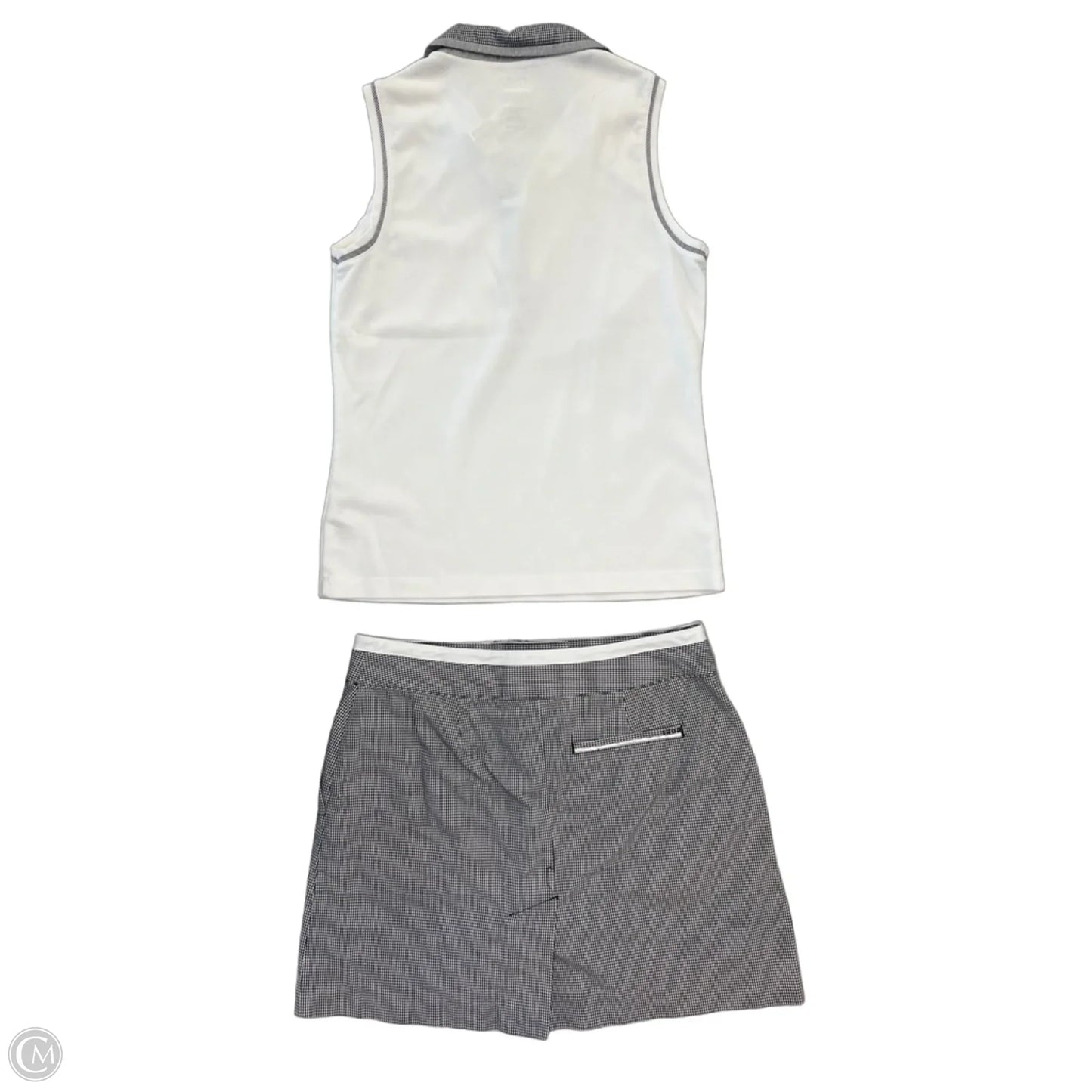 Skort 2pc Set By Izod In Checkered Pattern, Size: Xs