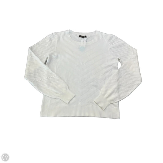 Top Long Sleeve By Clothes Mentor In White, Size: S