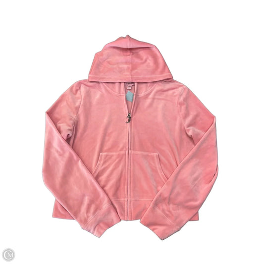 Sweatshirt Hoodie By Juicy Couture In Pink, Size: L