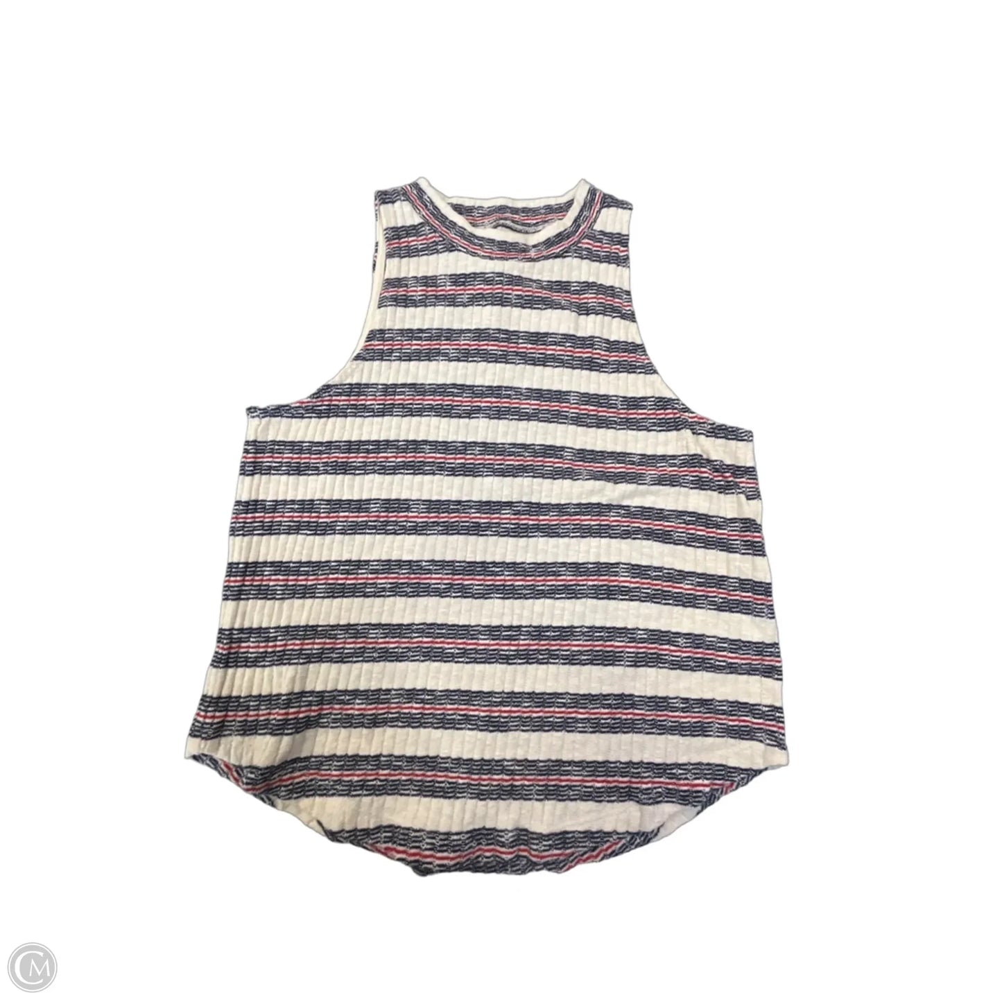Tank Top By Madewell In Striped Pattern, Size: M