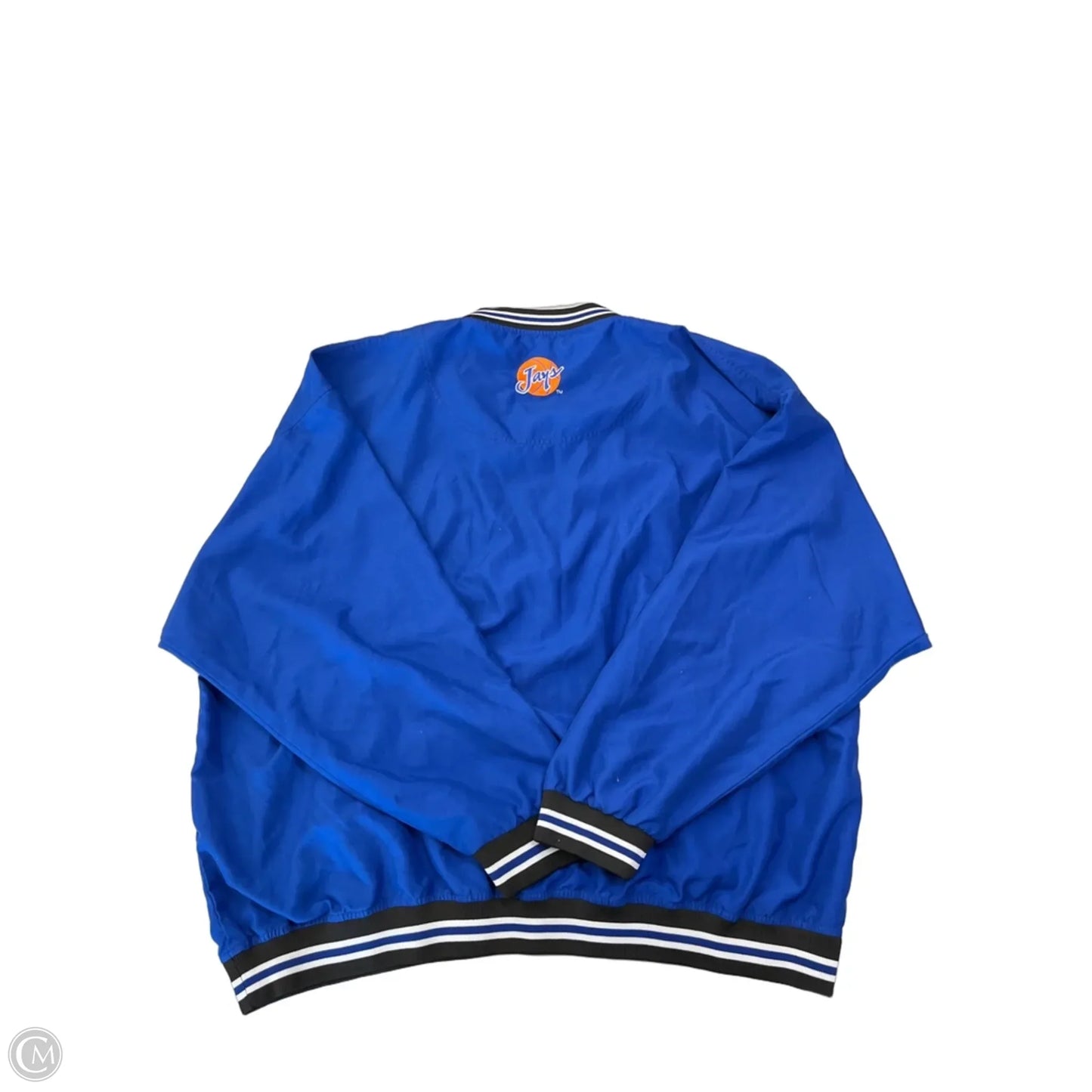 Jacket Windbreaker By Clothes Mentor In Blue, Size: Xxl