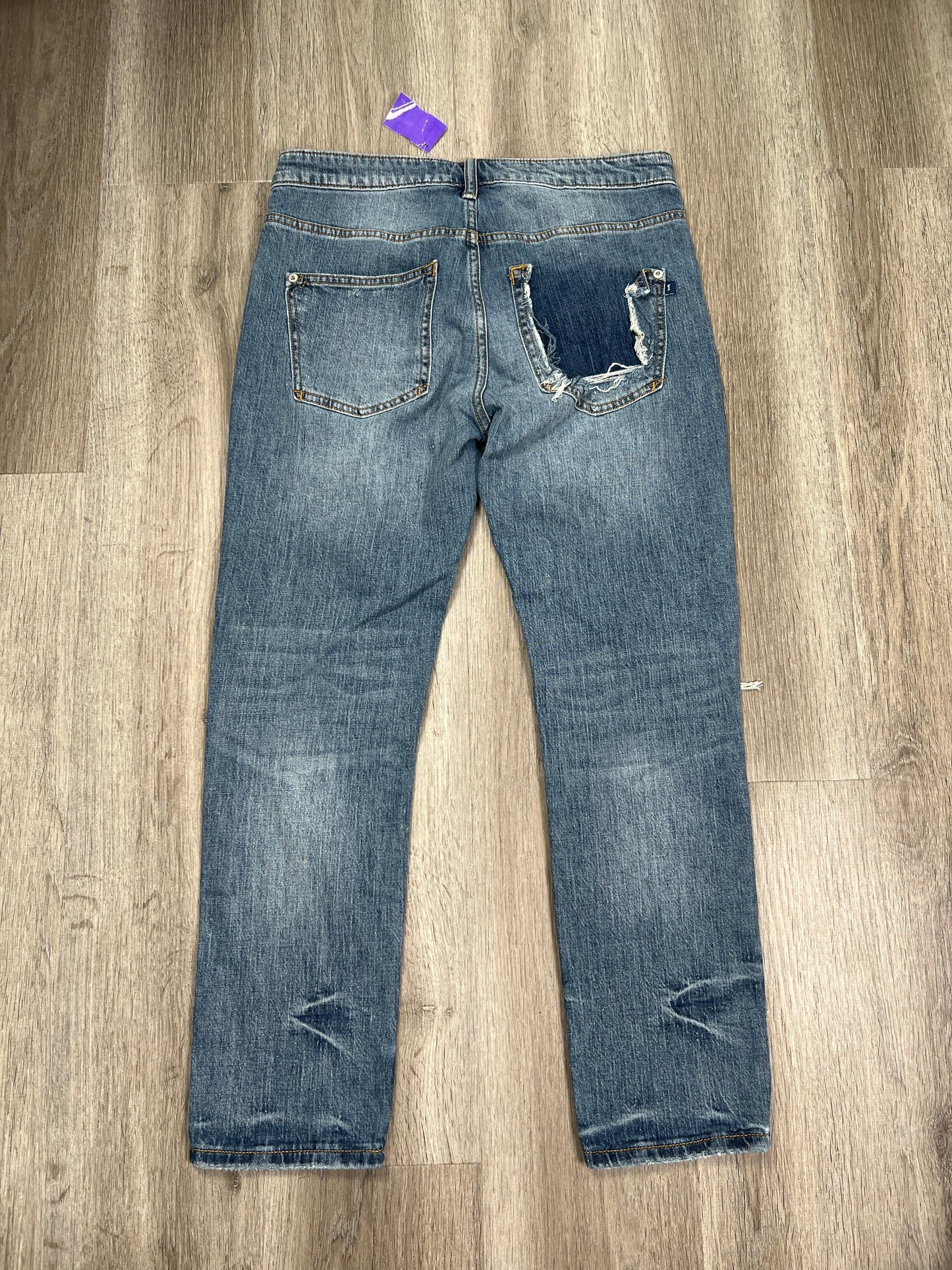 Blue Denim Jeans Cropped Pilcro, Size 2