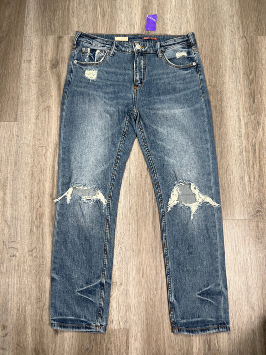 Blue Denim Jeans Cropped Pilcro, Size 2