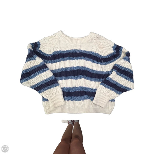 Sweater By Free People In Blue & Cream, Size: S