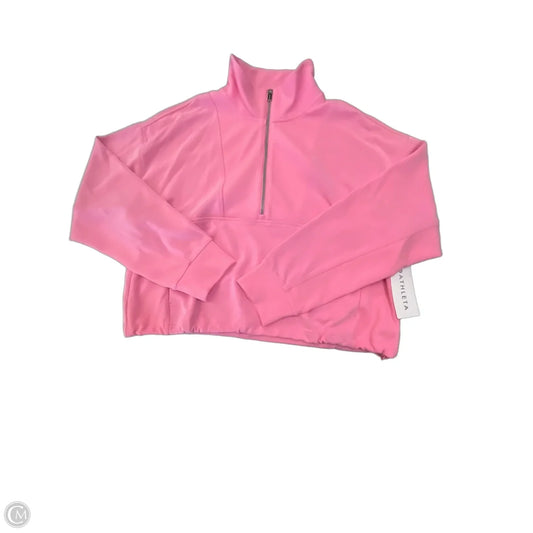 Athletic Jacket By Athleta In Pink, Size: L
