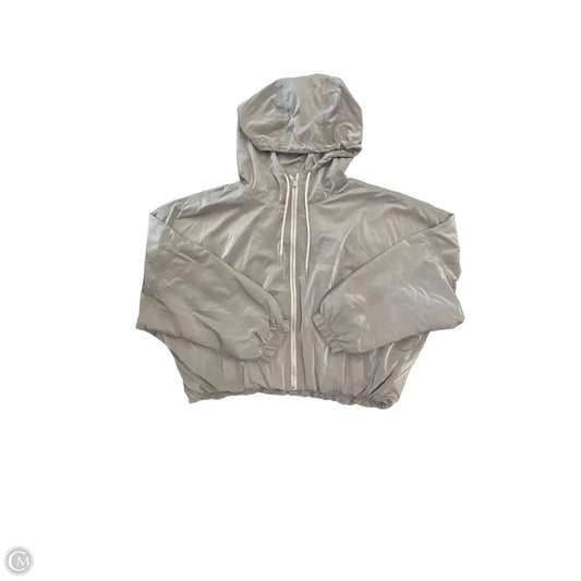 Athletic Jacket By Athleta In Grey, Size: L