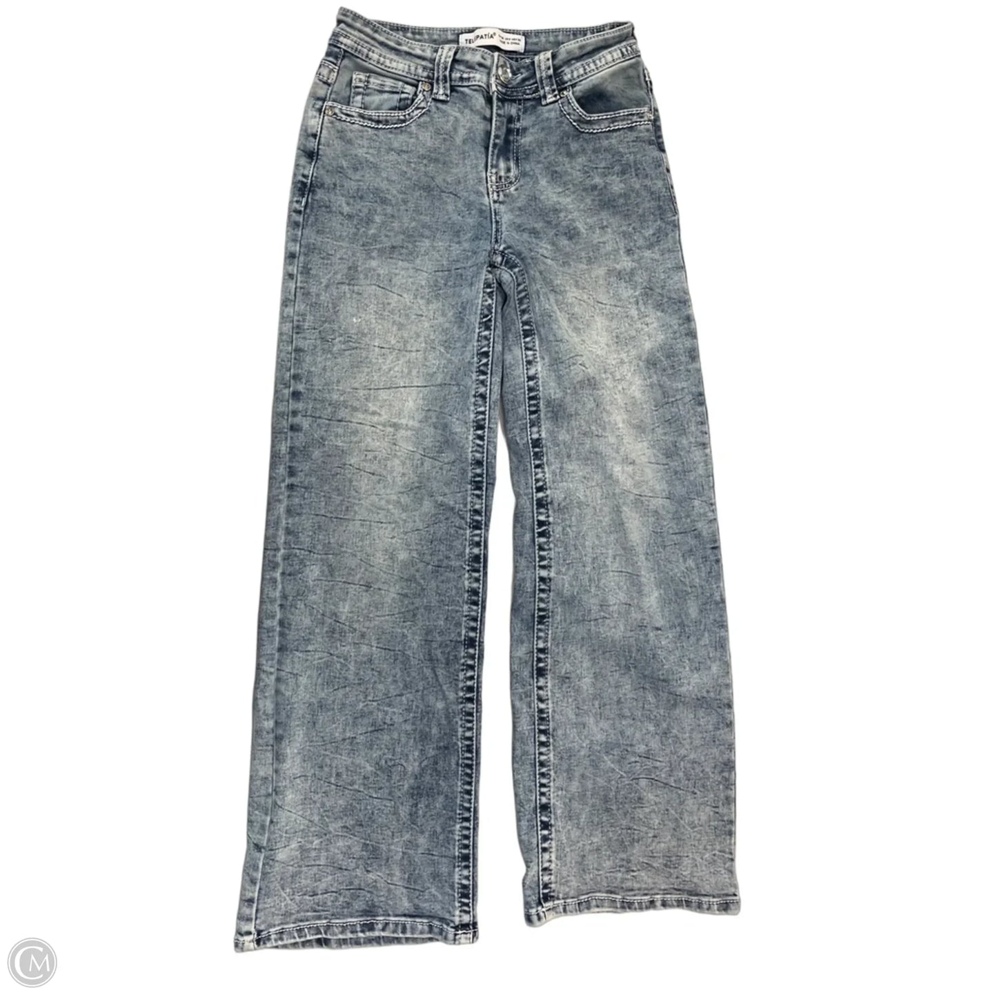 Jeans Straight By Clothes Mentor In Blue Denim, Size: 2