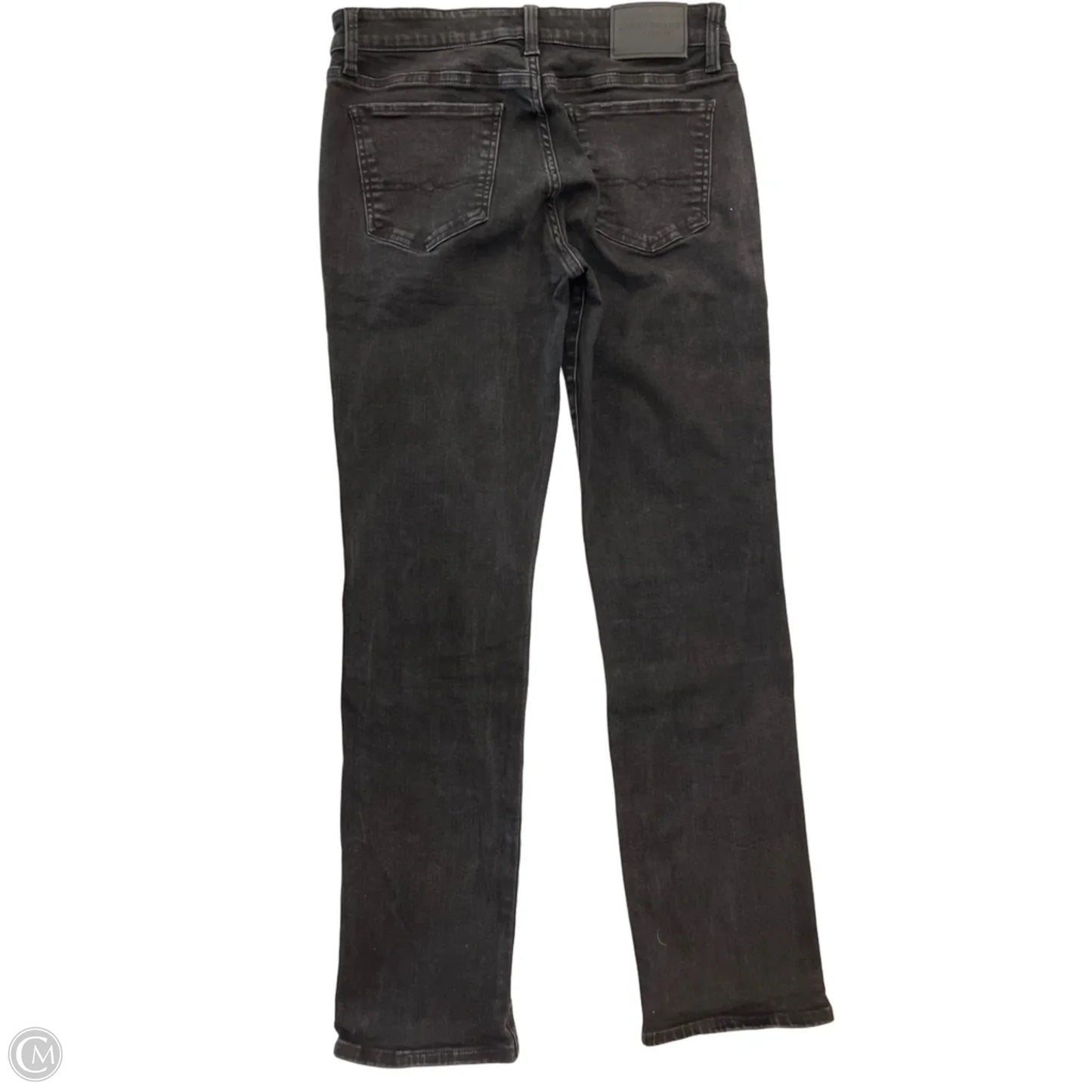 Jeans Straight By Lucky Brand In Black Denim, Size: 8