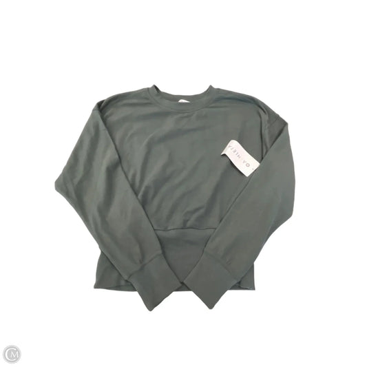 Athletic Sweatshirt Crewneck By Athleta In Green, Size: M