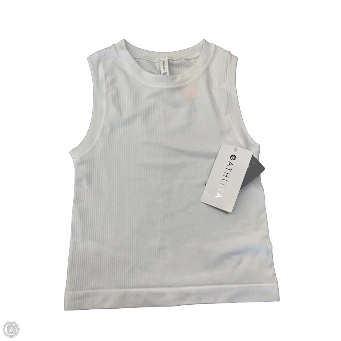 Athletic Tank Top By Athleta In White, Size: S