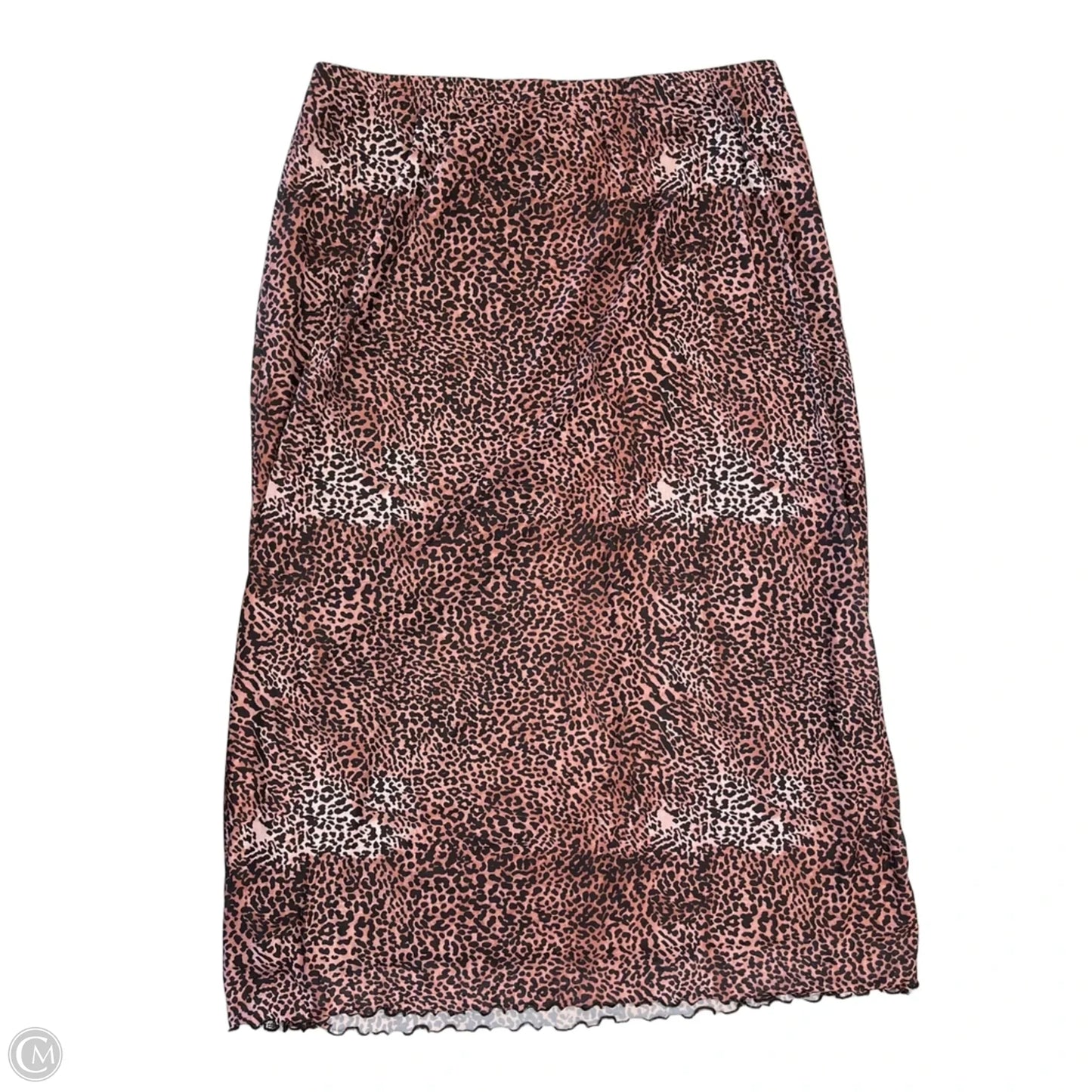 Skirt Midi By Cmf In Leopard Print, Size: Xxl