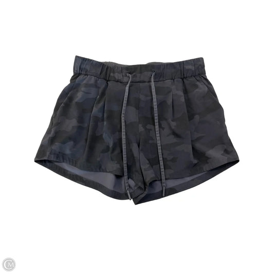 Athletic Shorts By Lululemon In Camouflage Print, Size: S