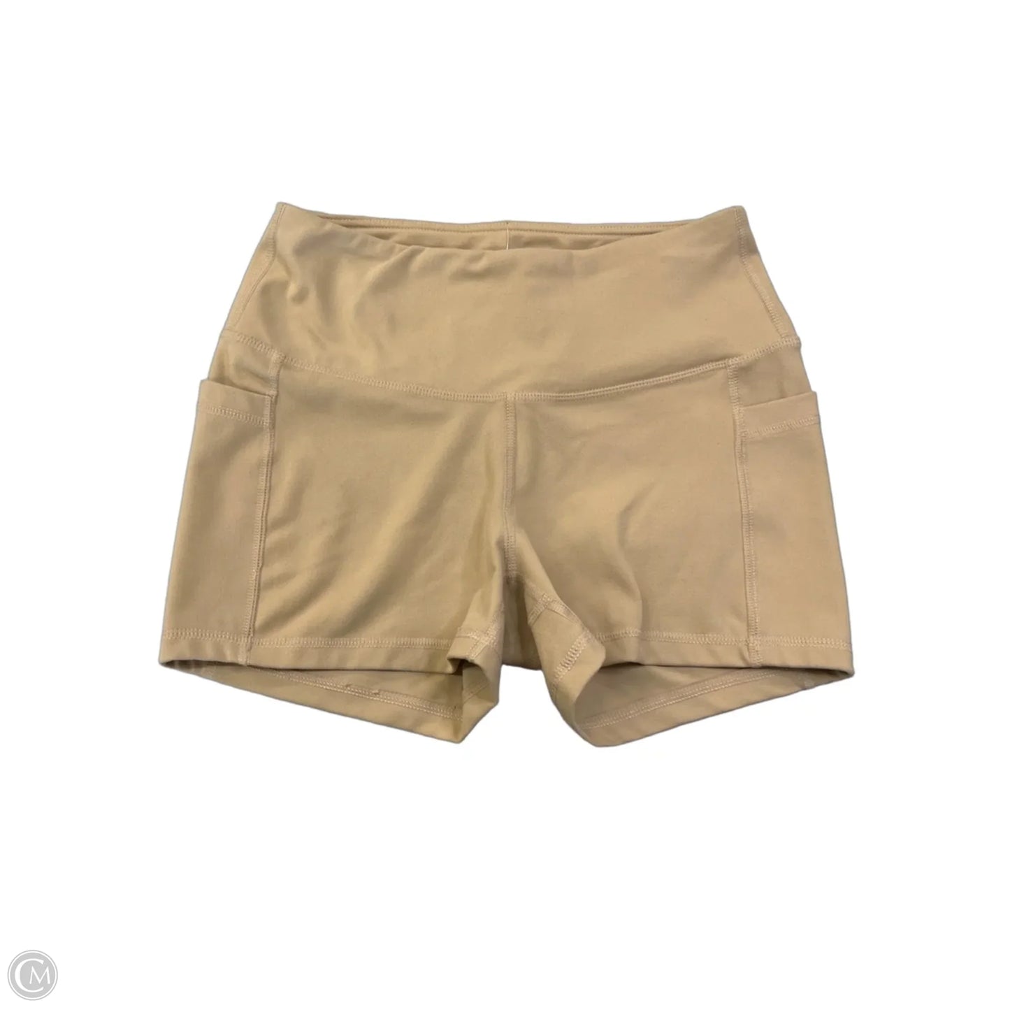 Athletic Shorts By Cmf In Tan, Size: S